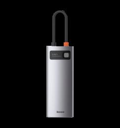 Хаб Baseus Multifunctional Metal Gleam 6- in-1 Type-C (Gray) (CAHUB-CW0G)