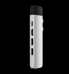 Хаб Satechi Aluminum Type-C Pro Hub Adapter with Ethernet Silver (ST-TCPHES)