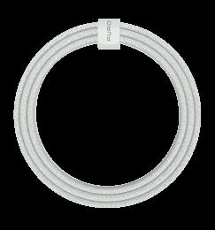 Зарядний кабель Puro Braided Cable FABK4 USB-C to USB-C, 1.5m 60W 480mbps, green PUCCCFABK415MTGRN