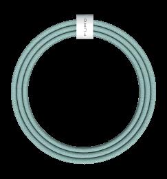 Зарядний кабель Puro Braided Cable FABK4 USB-C to USB-C, 1.5m 60W 480mbps, green PUCCCFABK415MTNGRN