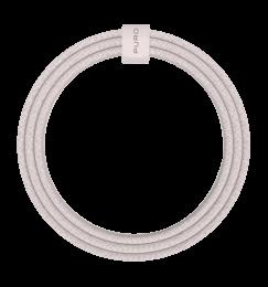 Зарядний кабель Puro Braided Cable FABK4 USB-C to USB-C, 1.5m 60W 480mbps, pink PUCCCFABK415MTROSE