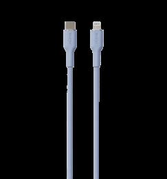 Зарядний кабель Puro Soft Cable USB-C to Lightning, 1.5m, light blue PUCAPLTUSBCICONLBLUE