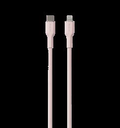Зарядний кабель Puro Soft Cable USB-C to Lightning 1.5m, pink PUCAPLTUSBCICONROSE
