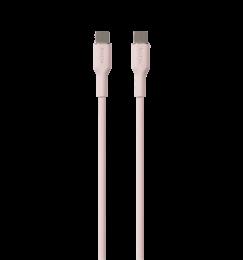 Зарядний кабель Puro Soft Cable USB-C to USB-C 1.5m, pink PUUSBCUSBCICONROSE