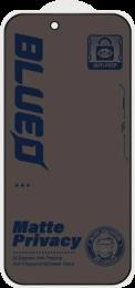 Захисне скло Blueo 2.5D Full Cover Anti-Peep Matte для Apple iPhone 15 Pro (6.1") (Чорний)