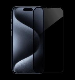 Захисне скло Monblan для iPhone 15 Pro 2.5D Anti Peep 0.26mm (Black)