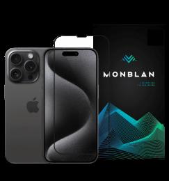 Захисне скло Monblan для iPhone 16 Pro Max 2.5D Anti Static 0.26mm [Dust-Proof] (Black)
