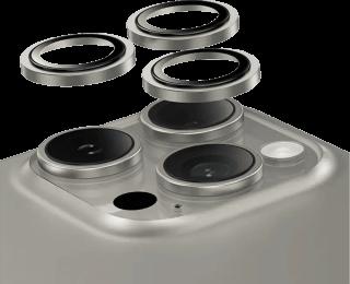 Захисне скло на камеру Keephone iP 15 Pro/iP 15 Pro Max Natural Titanium (KPCAMERA15P/15PMNT)