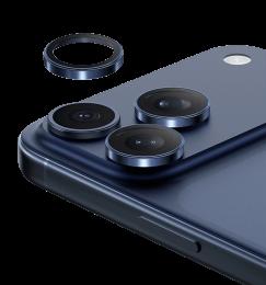 Захисне скло на камеру Keephone SAPPHIRE KP-SPL-012 iPhone 17 Pro/17 Pro Max Blue Titanium (KPSAPE17PMBL)