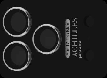 Захисне скло на камеру Proove Achilles Full Metal iPhone 17 Pro Max Silver