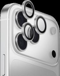 Захисне скло на камеру UNIQ Optix Aluminium Camera Lens Protector 17 Pro/17 Pro Max (ALENSSIL)