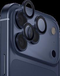 Захисне скло на камеру UNIQ Optix Aluminium Camera Lens Protector 17 Pro/17 Pro Max Blue (ALENSDNVY)