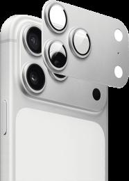 Захисне скло на камеру ZK для камери iPhone 18 Pro Armored Lens Protection Glass (Silver)
