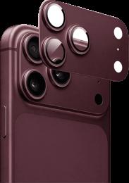 Захисне скло на камеру ZK для камери iPhone 18 Pro Max Armored Lens Protection Glass (Dark Cherry)