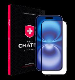 Захисне скло +NEU Chatel Corning Gorilla Glass with Mesh for iPhone 16/15 Front Black