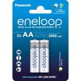 Акумулятор Panasonic Eneloop NI-MH  AA 2000 мАг, 2 шт. (BK-3MCDE/2CP)