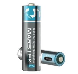 Акумуляторні батарейки Marstek 5070С AA 1000mAh/3.7V/3700mWh з роз'ємом USB Type-C, 4шт (5070C)
