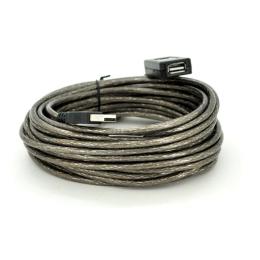 Кабель Merlion USB 2.0 AM / AF, 10m, прозрачний с чипом Q100 (YT-AECWC AM / AF-10.0m)