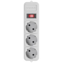 Мережевий фільтр Maxxter 3 розетки, 4.5м, белий (SPM3-G-15G)