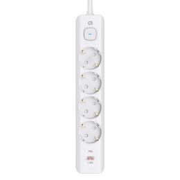 Мережевий фільтр Armorstandart A-PS42 1.8m 4 розетки + USB-A + USB-C (PD20W) White (ARM84666)