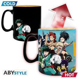 Чашка хамелеон MY HERO ACADEMIA Group (Моя геройська академія) 460 мл