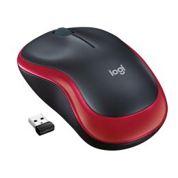Бездротова миша Logitech M185 Wireless Red (L910-002237) (910-002237)