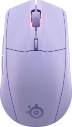 Миша SteelSeries Rival 3 Gen 2 Wireless RGB Lavender (62525)