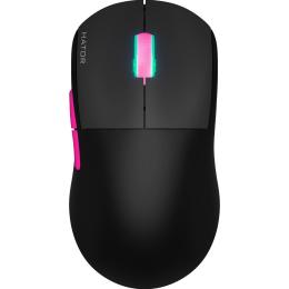 Бездротова миша HATOR Quasar 2 ULTRA 4K Wireless Black Pink (HTM570BP)