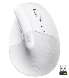 Бездротова миша Logitech Lift Vertical Ergonomic Mouse Wireless/Bluetooth Off-White (910-006475)