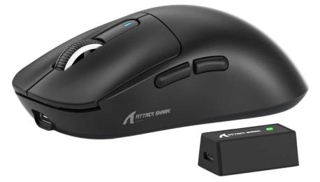 Миша Attack Shark X3 Pro Wireless 8K (AS-6972792470214-B) Black (G-000003828)
