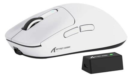 Миша Attack Shark X3 Pro Wireless 8K (AS-6972792470214-W) White (G-000003832)
