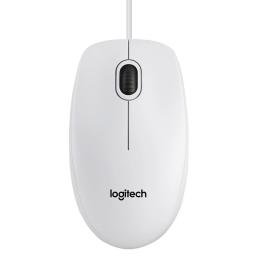 Миша Logitech B100 USB White (910-003360)