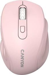 Миша Canyon OnClick 20 Ergonomic Silent Wireless Pink (CNE-CMSW20P)