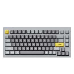 Клавіатура Keychron Q1 QMK HotSwappable Gateron Phantom Red RGB Knob Space Grey (Q1N1_KEYCHRON)