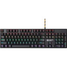 Клавіатура Canyon GK-4 Deimos (Blue switches) USB Black (CND-SKB4-US)