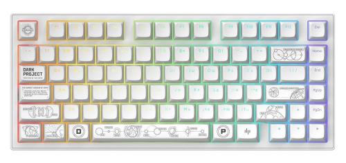 Клавіатура Dark Project ALU81 Terra Nova ENG/UA (DPKB_NOVA_81_ANSI_WHITE_UA)