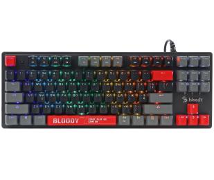 Клавіатура Bloody A4Tech S310N USB (Energy Red) Black (S310N (Energy Red))
