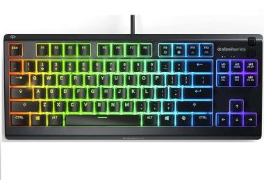Клавіатура SteelSeries Apex 3 TKL RGB USB Black (64831)