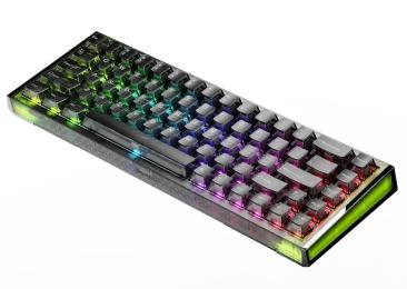 Клавіатура DAREU COOL 68 (8000Hz / Rapid Trigger) Black Transparent (KB-COOL68-IBK)