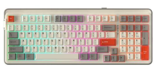 Клавіатура DAREU EK98 Pro (UA) White Gray (KB-EK98P-WT)