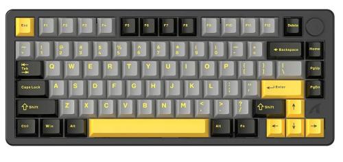 Клавіатура Attack Shark X86 RGB Custom Matcha Switch Wireless (AS-6972792471426-SB-UA) Starry Black (G-000004029)