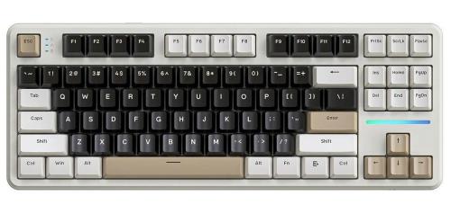 Клавіатура Attack Shark X87 RGB Linear Strawberry Switch Wireless (AS-6972792471471-CW) Cheese White (G-000004030)