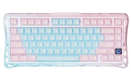 Клавіатура GravaStar Mercury K1 Lite 80keys BSUN Grey BT/WL/USB Aurora Mist (GSK1LITE_PM_MINT)