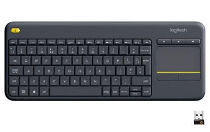 Клавіатура Logitech K400 Plus Wireless Touch Black (920-007145)