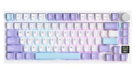 Клавіатура Attack Shark X820 Ultra RGB Linear Gift Switch Wireless (AS-6972792471273-L-UA) Lavender (G-000003584)