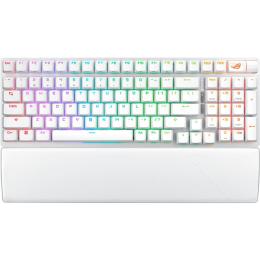 Клавіатура ASUS ROG Strix Scope II NX Snow Wireless EN RGB White (90MP037A-BKUA30)