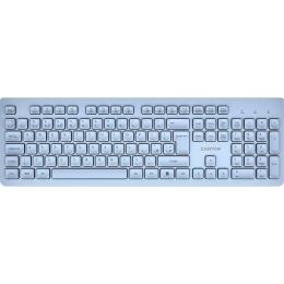 Клавіатура Canyon HKB-W01 UK/US AAA Wireless Blue (CNS-HKBW01BL)