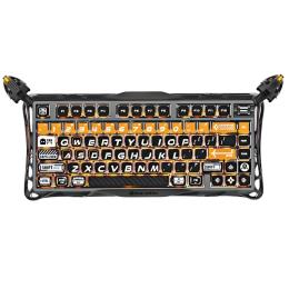 Клавіатура GravaStar Mercury K1 Pro 80keys Kailh Speedy Mint BT/WL/USB RGB CyberFlare (GSK1PRO_BO_BLK)