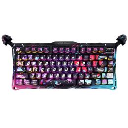 Клавіатура GravaStar Mercury V75 Pro 80keys Magnetic Jade Gaming 8K USB-A RGB Neon Graffiti (GSV75PRO_U_CG_BLK)