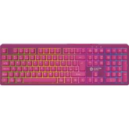 Клавіатура Canyon CND-SKBW2 105keys 2.4G+Bluetooth battery 2000mAh RGB Black (CND-SKBW2)